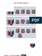 Pasos para Resolver El Cubo Rubik 3x3 Metodo Principiante
