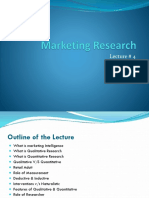 Lecture 4-Marketing Research-Qual, Quant & Retail
