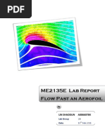Download ME2135E Fluid Mechanics Lab -2 Flow Past an Aerofoil by LinShaodun SN52137341 doc pdf
