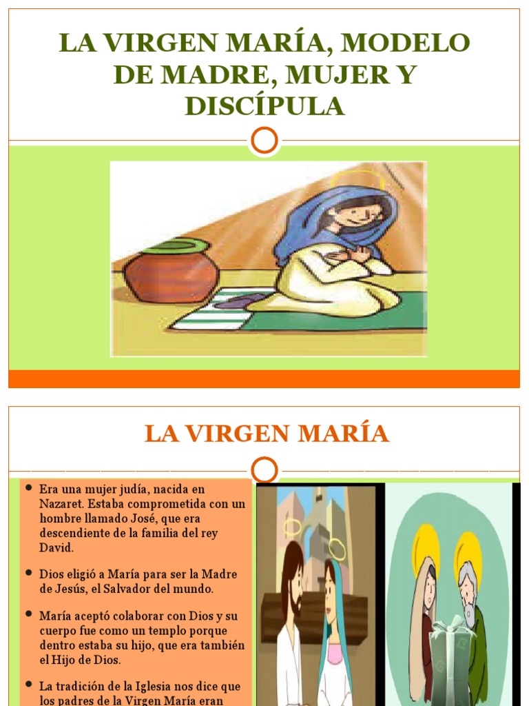 Virgen María: Modelo de Fe y Discípulo | PDF | María, madre de Jesús ...