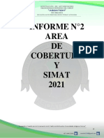 Informe de Obligaciones Area de Cobertura y Simat. N°2 2021