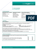 Learnenglish Select Intermediate: 8.4 Giving Feedback On A Conference