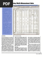 Visualizing Multi-Dimensional Data