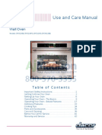 Use and Care Manual: Discovery Iq Wall Oven