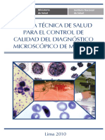 Norma Tecnica Control Calidad Malaria