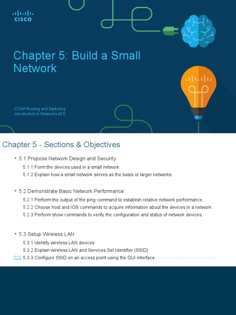 Chapter 5 - Build A Small Network | PDF | Computer Network | Denial Of ...