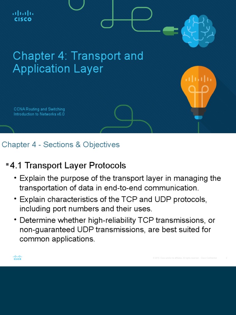 Chapter 4 - Transport and Application Layer | PDF | Transmission ...