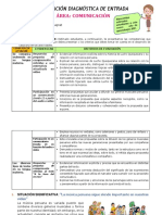 Evaluacion Diagnostica Comunicacion - Iv Ciclo