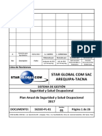 Plan Anual 2017 de Seguridad y Salud Ocupacional-STAR BLOBAL COM-OK