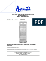 Avanti wcr683dzd User Manual