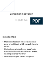 Consumer Motivation