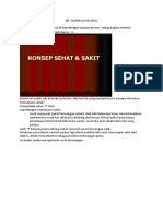 Konsep Sehat Dan Sakit Dr. Tjatur