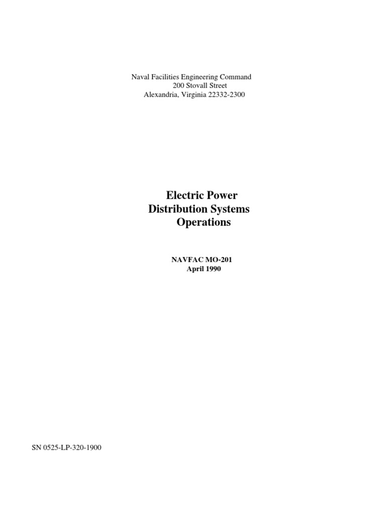 Electric Power Distribution Manual | PDF