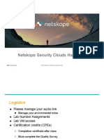 Netskope Security Clouds Hands On: 2020 © Netskope Confidential. All Rights Reserved