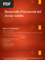 Desarrollo Psicosocial Del Joven Adulto