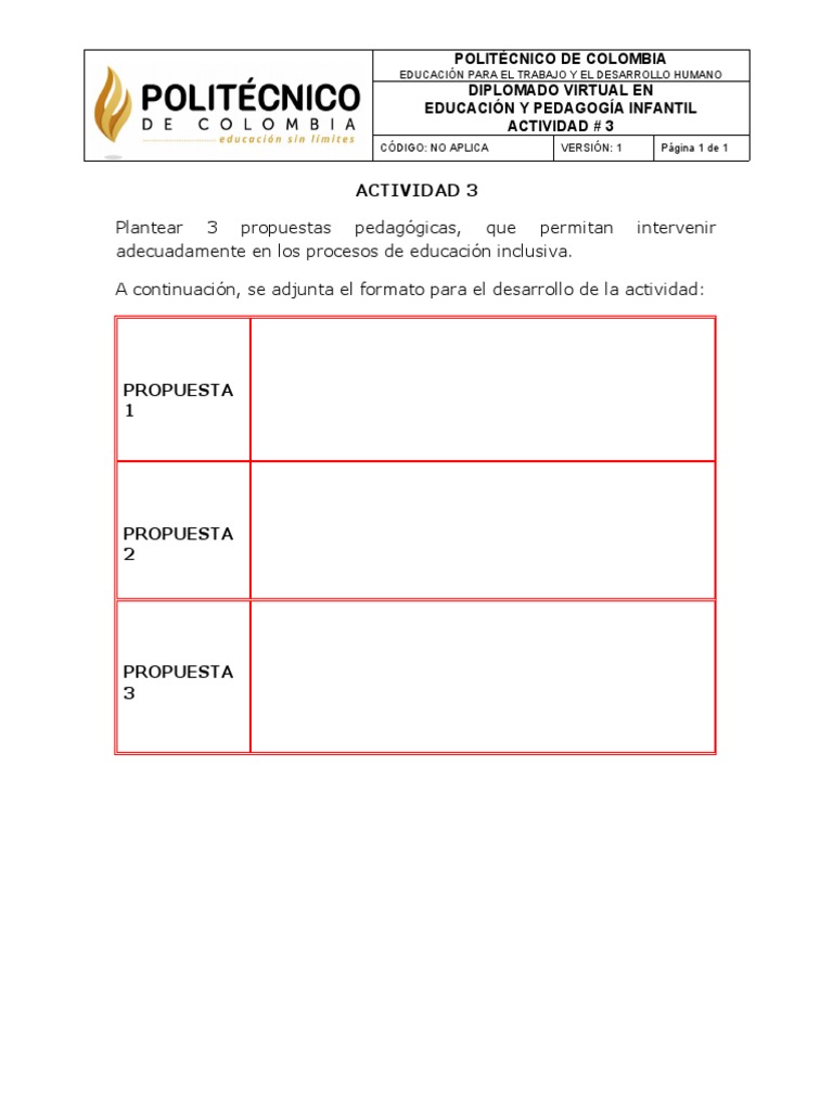 Actividad 3 | PDF | Crecimiento personal y profesional