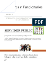 Servidores y Funcionarios Públicos Exposicion