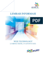 Lembar Informasi Pelaksanaan Lks 2021