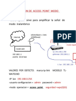 CONFIGURACION DE ACCESS POINT Modo Repetidor Tl-Wa701nd 03