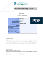 Intervención Familiar y Salud