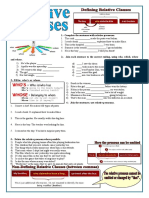 Relative Clauses Grammar Drills Sentence Transformation Rephrasing 77243