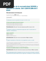 Evaluación de la normatividad SGSSS y servicio al cliente FINAL 90