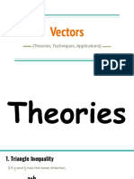 Vectors: Theories, Techniques and Applications