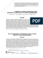 modelo pedagogico para despertar la creatividad