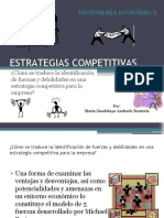 Estrategias Competitivas: Ingeniería Económica