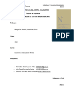 SOSTENIBILIDAD EN EL SECTOR MINERO PERUANO