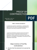 Proof by Contradiction