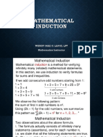 Mathematical Induction: Wendy Mae G. Lapuz, LPT Mathematics Instructor