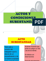 Manual de Actos & Condiciones Sub Estándar