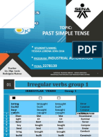 Past Simple Tense: Topic