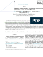 The Evolution of Marketing Channel Research Domains and Methodologies: An Integrative Review and Future Directions