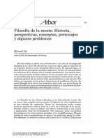 Liz M. (2013) Filosofía de La Mente. Historia, Perspectivas, Conceptos, Personajes y Algunos Problemas