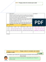 Ficha de Trabajo Personal Social Normas de Convivencia