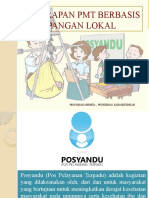 Penerapan PMT Berbasis Pangan Lokal: Nur Indah Ardhita - Puskesmas Karangtengah