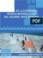 Manual de Enseñanza Técnico Metodologica de Voleibol Primaria