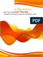 Petunjuk Pelaksanaan Dan Petunjuk Teknis Content Creator Oisema 2021
