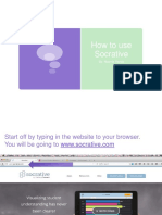 How To Use Socrative: By: Mayela Varela