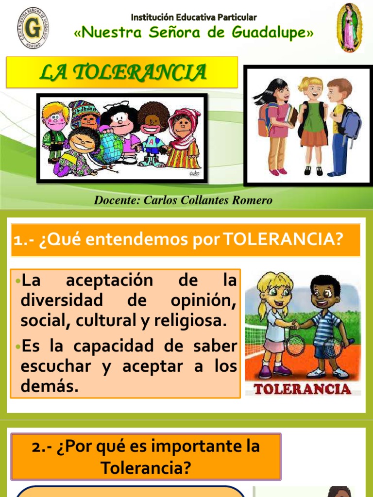 La Importancia de la Tolerancia | PDF