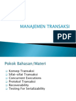 Manajemen Transaksi