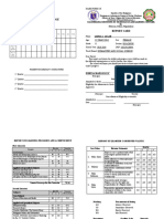 DepEd FORM 138 Report Card