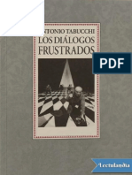 Los Dialogos Frustrados - Antonio Tabucchi