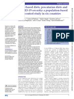 Plant-Based Diets, Pescatarian Diets and COVID-19 Severity: A Population - Based Case-Control Study in Six Countries