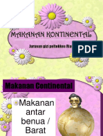 Hidangan Kontinental