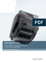 Sinamics V20: The Cost-Effective, Reliable and Easy-To-Use AC Drive For Basic Applications