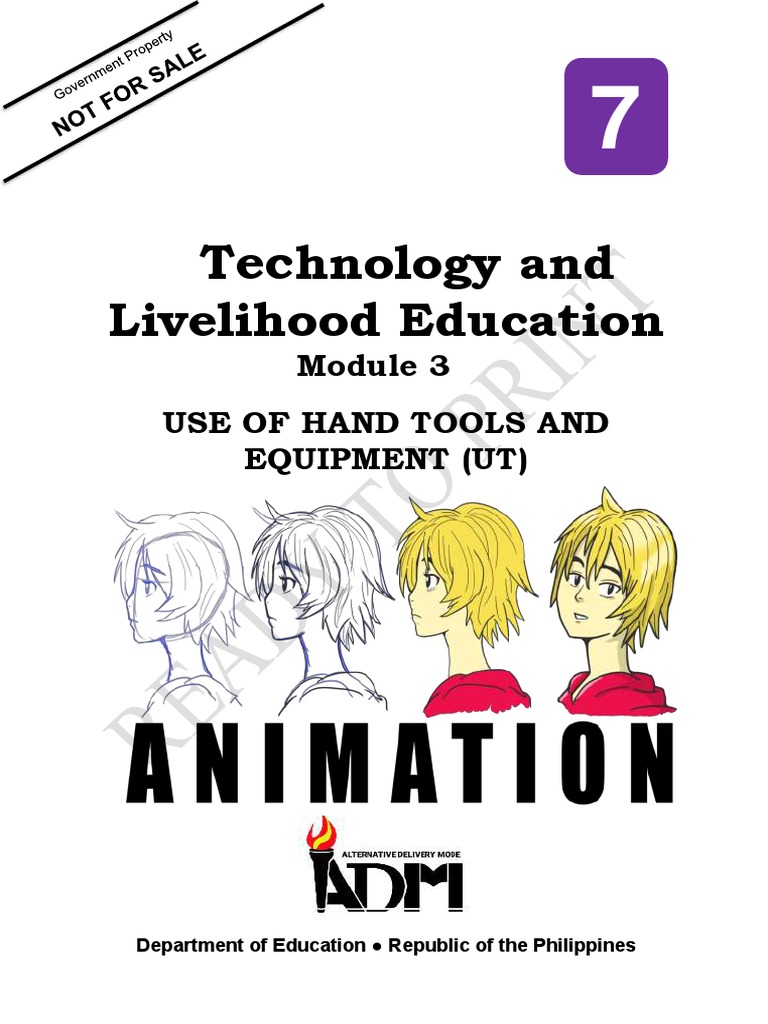 Use of Hand Tools and Equipment PDF Animation Inventory