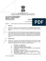 Civil Aviation Requirements Section 2 - Airworthiness Series 'X' Part Vii 22 AUGUST 1984 Effective: Forthwith